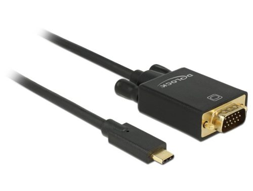 Delock USB C - VGA kábel 1m (85261)