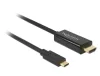 Delock USB C - HDMI kábel 4K 60HZ 1m (85290)