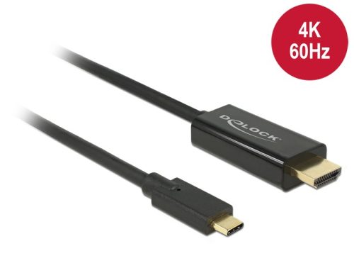 Delock USB-C - HDMI kábel 4K 60HZ 1m (85290)