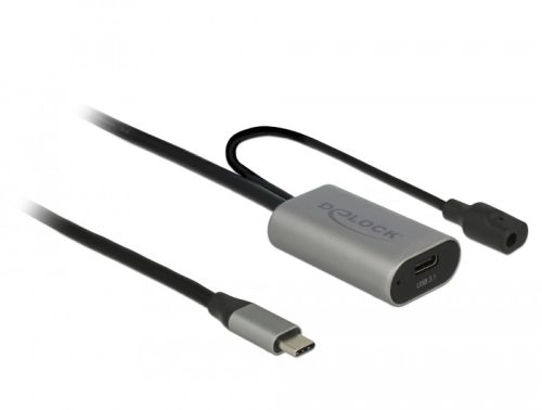 Delock Aktív USB 3.1 Gen 1 bővítő kábel USB Type C 5m (85392)