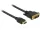 Delock HDMI - DVI 24+1 kétirányú kábel 1.5m (85653)