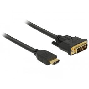 Delock HDMI - DVI 24+1 kétirányú kábel 3m (85655)