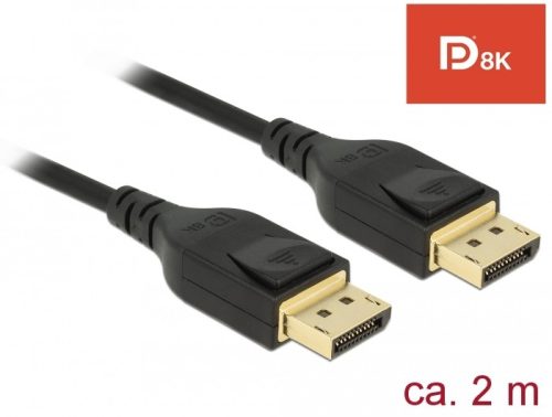 Delock DisplayPort 8K 60Hz 2m kábel (85660)