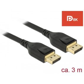 Delock DisplayPort 8K 60Hz 3m kábel (85661)