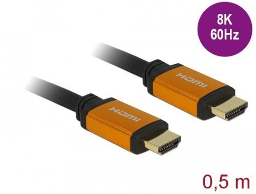 Delock Ultra HDMI 2.1 8K 60Hz 48Gbps kábel 0.5m (85726)