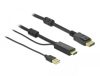 Delock HDMI to Displayport 4K 30 Hz kábel 2m (85964)