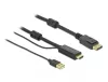 Delock HDMI to Displayport 4K 30 Hz kábel 2m (85964)