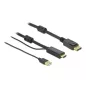 Delock HDMI to Displayport 4K 30 Hz kábel 2m (85964)