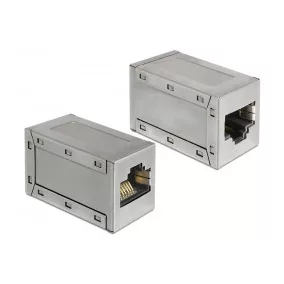 Delock RJ45 anya - anya Cat6A adapter toldó (86165)