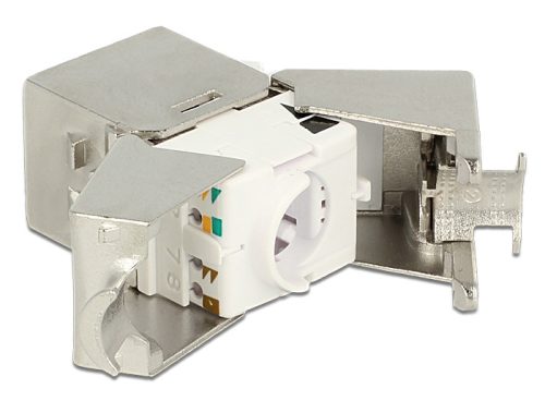 Delock Keystone modul RJ45-aljzat - LSA Cat.6A STP kompakt (86179)