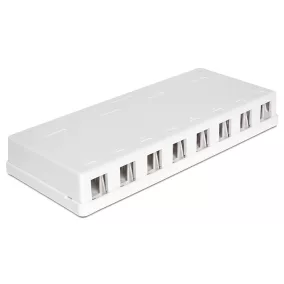 Delock Keystone falon kívüli doboz 8 port (86209)
