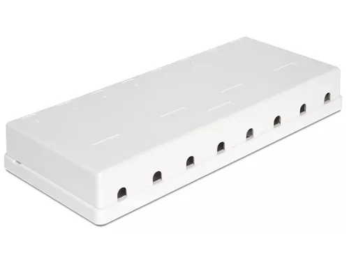 Delock Keystone falon kívüli doboz 8 port (86209)
