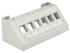 Delock Keystone Multimédia Panel 6 Port, szürke (86218)