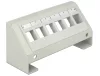 Delock Keystone Multimédia Panel 6 Port, szürke (86218)