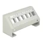 Delock Keystone Multimédia Panel 6 Port, szürke (86218)