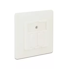 Delock Keystone fali csatlakozás 2 Portos kompakt (86219)