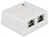 Delock Moduláris fali kimenet 2 Port Cat.6 (86269)