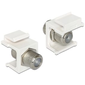 Delock Keystone modul F anya - F anya, fehér (86300)