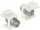Delock Keystone modul F anya - F anya, fehér (86300)