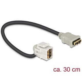   Delock Keystone modul HDMI anya - HDMI anya 110° kábellel (86326)