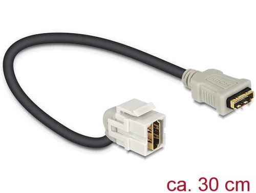 Delock Keystone modul HDMI anya - HDMI anya 110° kábellel (86326)