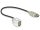 Delock Keystone modul USB 2.0 A anya - anya 250° kábellel (86329)