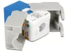 Delock Keystone modul RJ45-aljzat - LSA Cat.6 UTP, kék (86343)