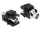 Delock Keystone modul, BNC anya - BNC anya, fekete (86351)