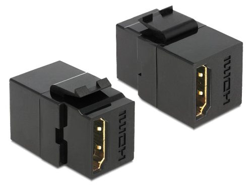 Delock Keystone modul HDMI 4K anya - anya, fekete (86366)