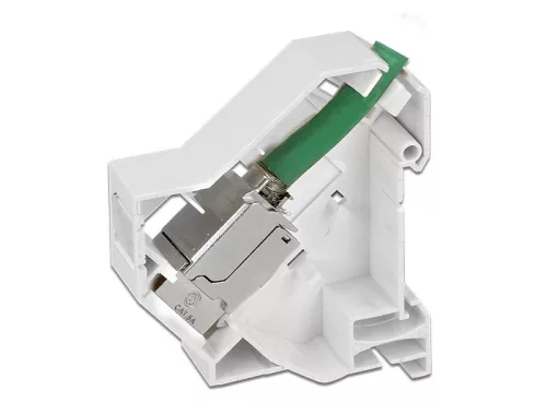 Delock Keystone rögzítő DIN-sínhez 180° (86414)