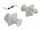 Delock Porvédő RJ45 hüvely fehér (86507)