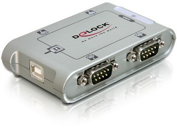 Delock USB - 4x RS232 (serial) DB9 adapter (87414)