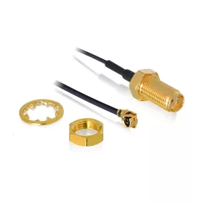   Delock SMA jack Bulkhead - MHF/U.FL-LP-088 antenna kábel, 0.35m (88824)