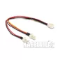   Delock Molex 3 pin anya > 2 x Molex 3 pin apa (ventillátor), 22 cm (89343)