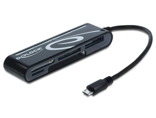 Delock Micro USB OTG kártyaolvasó (91732)