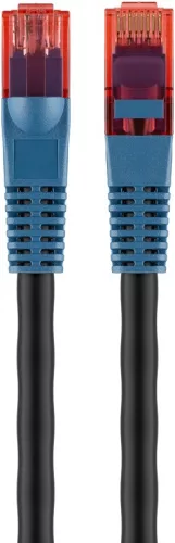 Goobay Cat6 U/UTP kültéri hálózati kábel 40m fekete (94394)