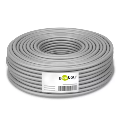 Goobay SFTP Cat6A 100% réz sodrott hálózati kábel 50m (96093)