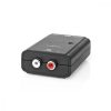 Nedis 2x RCA (sztereó) - digitális RCA (S/PDIF) + Optikai (toslink) audio konverter (ACON2508BK)