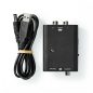   Nedis Optikai (toslink) + digitális RCA (S/PDIF) - 2x RCA (sztereó) audio konverter (ACON2509BK)