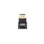 Lanberg HDMI 90 fokos fordító 8K 60Hz adapter (AD-HDMI-07)
