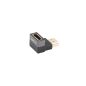 Lanberg HDMI 90 fokos fordító 8K 60Hz adapter (AD-HDMI-07)