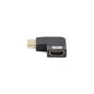 Lanberg HDMI 90 fokos balos 8K 60Hz adapter (AD-HDMI-09)