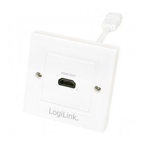 Logilink HDMI falra szerelhető aljzat 1xHDMI (AH0014)