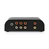 Nedis analóg audio átkapcsoló 4 portos 3X 2RCA bemenet - 1X 2RCA kimenet (ASWI2424AT)