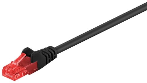 Microconnect UTP Cat6 ethernet kábel 10m fekete (B-UTP610S)