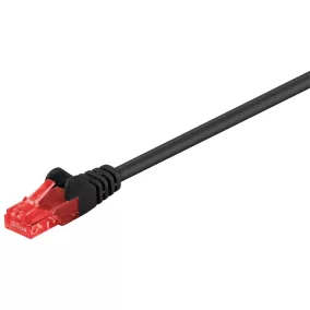 Microconnect UTP Cat6 ethernet kábel 30m fekete (B-UTP630S)