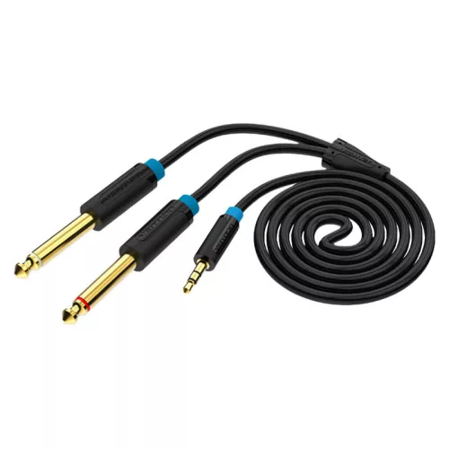 Vention TRS 2x 6.35 jack mono - 3.5 jack sztereo kábel 3m (BACBI)