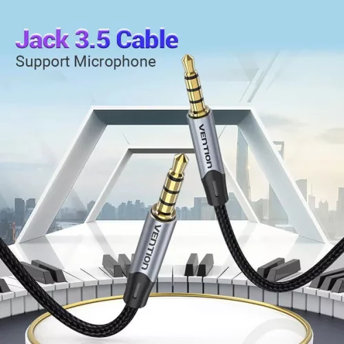 Vention jack 3.5 mm 4 pin AUX kábel 2m (BAQHH)