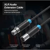 Vention XLR sztereó 3 pólusú hosszabbító kábel 15m (BBFBN)