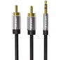 Vention jack 3.5 - 2db RCA sztereó audio kábel 1m (BCFBF)